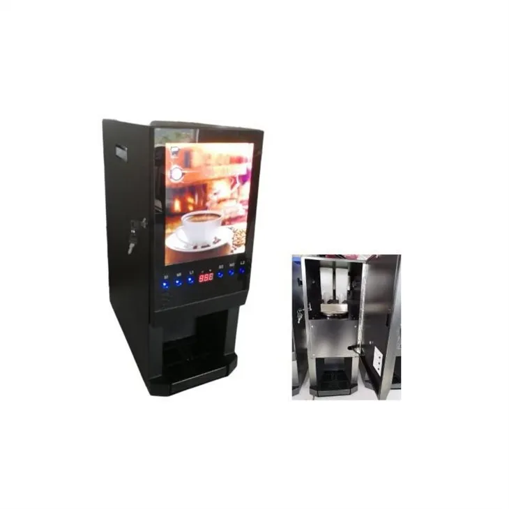 छोटे कैप्पुकिनो कॉफी जूस वेंडिंग मशीन