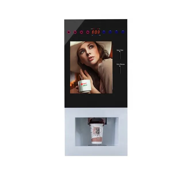 कॉफी और गर्म एस्प्रेसो वेंडिंग मशीन